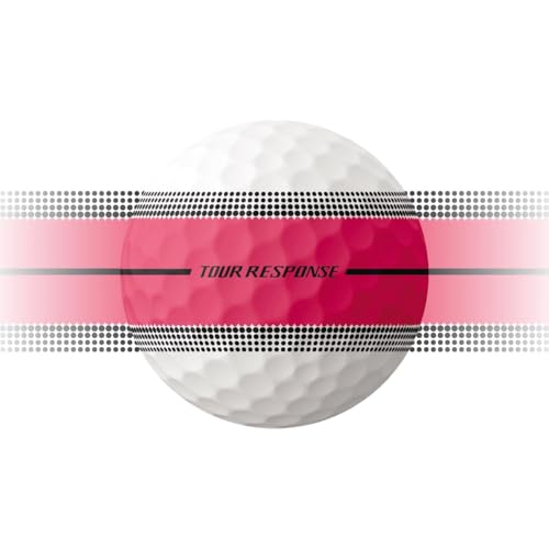 Image of TaylorMade Tour Response Golf Balls, Enhanced 360 ClearPath Alignment, Speed Wrapped Core for Distance and Feel, Pack of 12