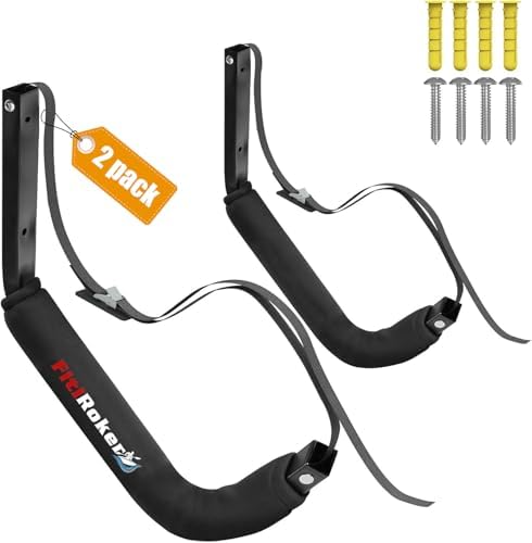 Kayak Wall Mount, Heavy Duty Kayak Wall Hangers with Adjustable S...