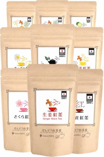 【お試しパック】生姜紅茶 濃い味 10 ティーバッグ入 日本産100% 無添加・無糖・無香料