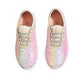 K KIP WOK Fashion Glitter Sneakers for Womens Silp On Running Shoes Lightweigt Tennis Walking Sneake