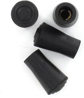 4 pcs: 12mm (1/2") Leki Style Rubber Ferrule Tips for Trekking or Hiking Sticks & Poles by Lifeswonderful