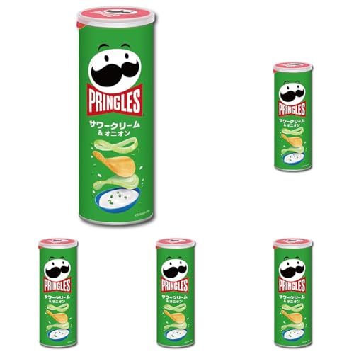 ケロッグ プリングルズ サワークリーム&オニオン M缶 105g (× 5)
