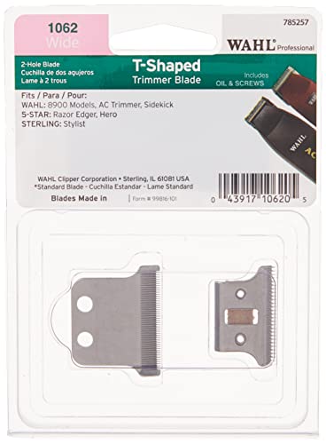 Wahl Professional T Shaped Trimmer Blade For Sterling Stylist And Sterling 5 Trimmers, Gray, 1 Count #TOP3
