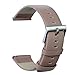 For Fitbit Blaze Bands, bayite Accessory Leather Wristband for Fitbit Blaze Smart Watch Mist Grey Small 5.5 - 6.7 inches