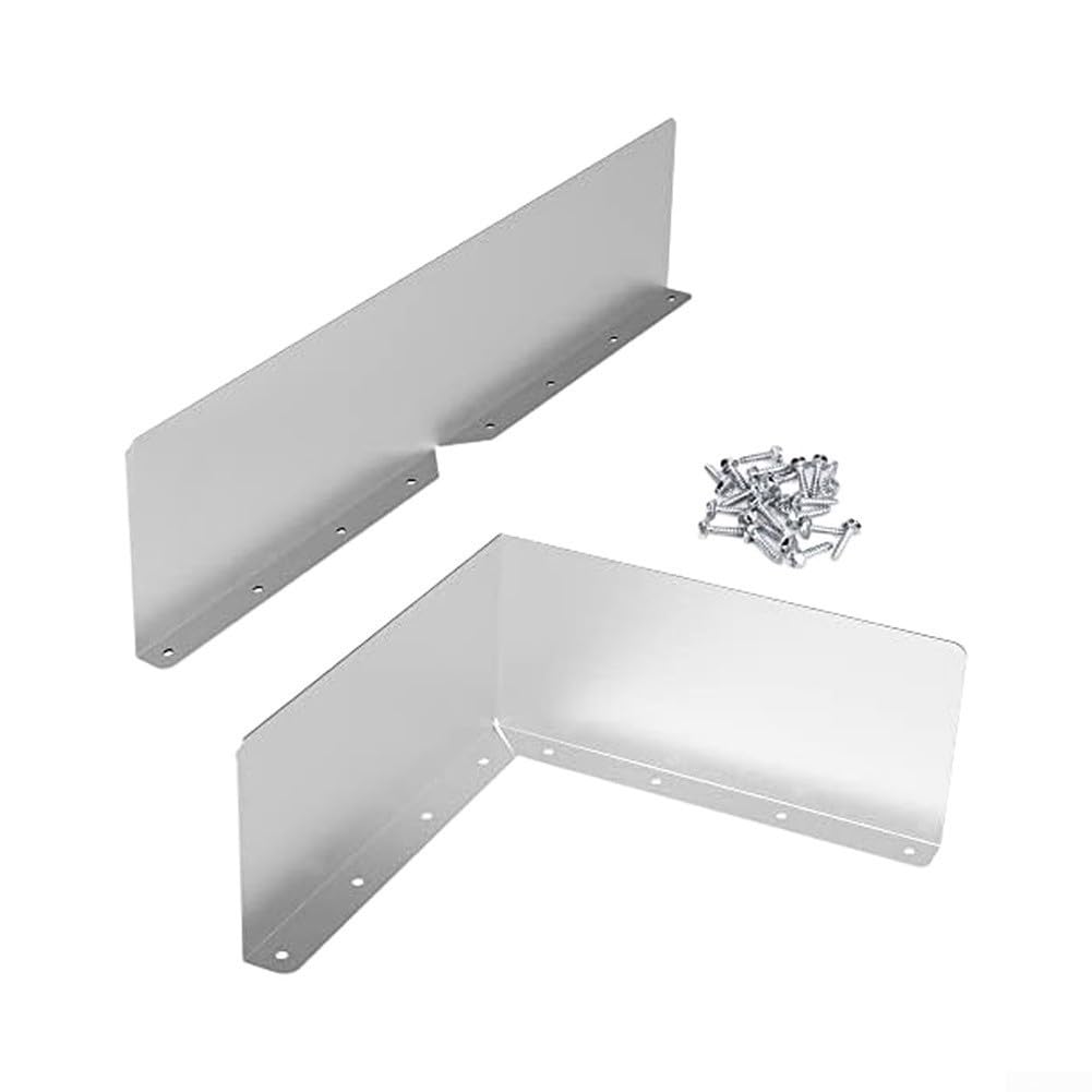 Protectores Esquina Canalón Aluminio 4 Pcs Protectores Esquina
