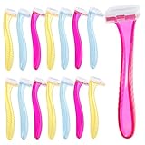 ETHZZLE 15 pezzi Rasoio Manuale Corpo Donna in Inossidabile Tagliacapelli Corpo Femminile Portatile per Ascelle Gambe e Bikini Design Compatto per Uso Quotidiano e Viaggi immagine