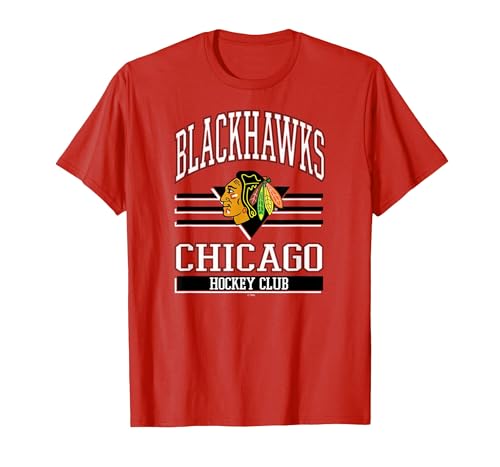 Chicago Blackhawks Hockey Club Red Officially Licensed T-Shirt, Men, Red, XX-Large