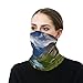 LDGSUPH Norwegian Fjords Neck Gaiter for Adult Soft Dust-proof Windproof Face Cover Fashion Neck Cozy Gator Scarf Multipurpose Sunscreen Breathable Bandana Face Mask Scarf