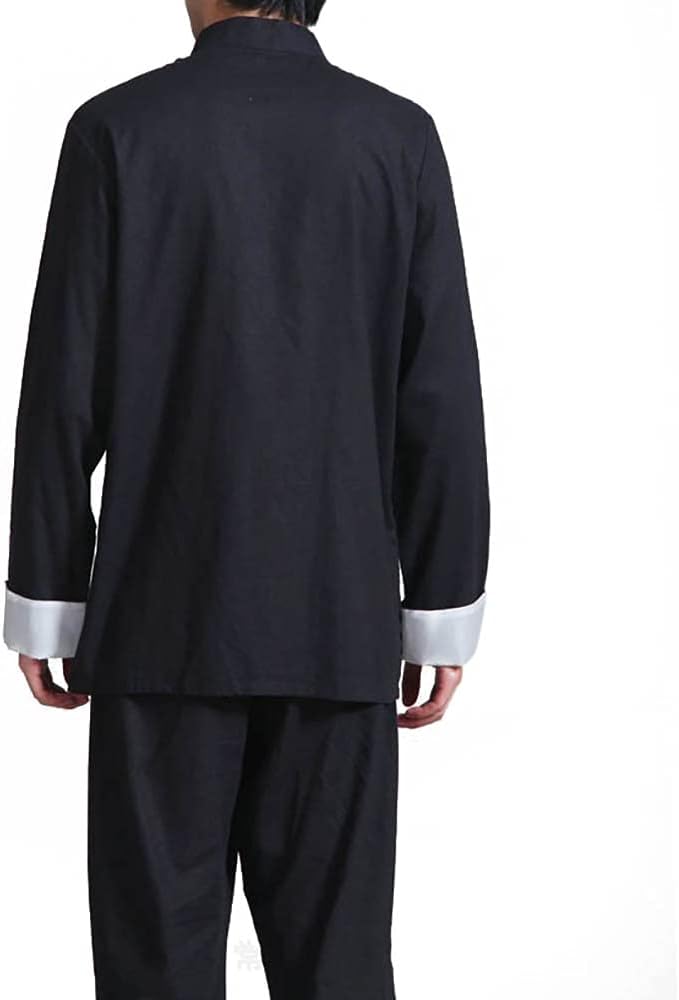 2 Piece Chinese Traditional Cheongsam Suit Kungfu Tai Chi Martial Arts Wing Chun Frog Button Shirt Top Bottoms Bottoms