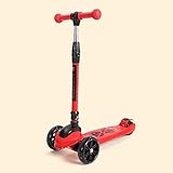 La composición ligera y plegable hace que el scooter de 4 ruedas sea fácil de transportar y conveniente de guardar cuando no esté en uso.