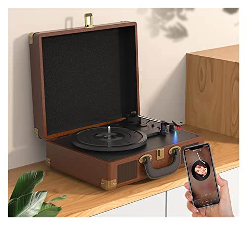 Tourne-Disque Vinyle Rétro Vinyle Tourne-Disque phonographe phonographe Salon décoration Antique stéréo Maison Style européen Cadeaux (Color : Brown, Size : W) - Les Beatles, Paul McCartney, John Lennon, RIngo Starr, George Harrison Tourne-Disque Vinyle Rétro Vinyle Tourne-Disque phonographe phonographe Salon décoration Antique stéréo Maison Style européen Cadeaux (Color : Brown, Size : W) – Image 6