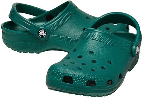 Image of Crocs Unisex Adult Classic Clog 10001-302 Emerald M6W8