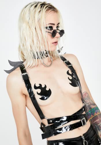 Cache-tétons vinyle Neva Nude Dom Squad imperméable - 5
