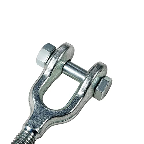 Hot Dipped Galvanized Steel Jaw And Jaw Turnbuckle, 5/8" X 9" Turnbuckle Heavy Duty, 3500 Lbs Working Load Limit, 5/8" * 9In Threaded Diameter - Durable, Weather Resistant Turnbuckles (5/8) #TOP4