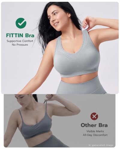 Can I Wear a Sports Bra for Swimming? 5 FITTIN Supportive Sports Bra for Large-Bust: 12-Hour Zero-Pressure Comfort