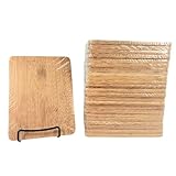 (Set of 24) 8'X6' Bulk Wholesale Plain Blank Bamboo Cutting Boards for Customized, Personalized Engraving, Promotional Products.