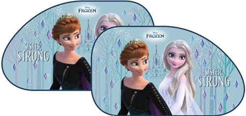 Tataway Paire de tentes latérales trapézoïdales Frozen Ice 65x38 - Tentes de Voiture Disney Design pour Enfants