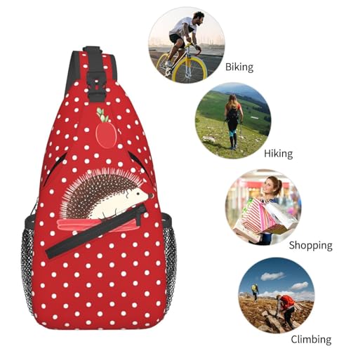 Pequeña mochila de tirantes cruzados para senderismo miniatura 6