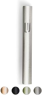 A&S Mezuzot Mezuza Aluminum Waterproof Case Peel & Stick Easy Installation Home Blessing (Silver, 6inch)