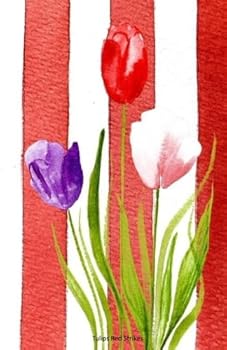 Tulips Red Notebook Journal (Size 5,5 x 8,5): 120 college-ruled pages (60 sheets)