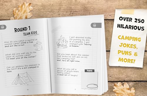 Image of The Camping Joke Challenge - Kids vs. Adults: A Hilarious Campfire Joke Book for Kids and Families