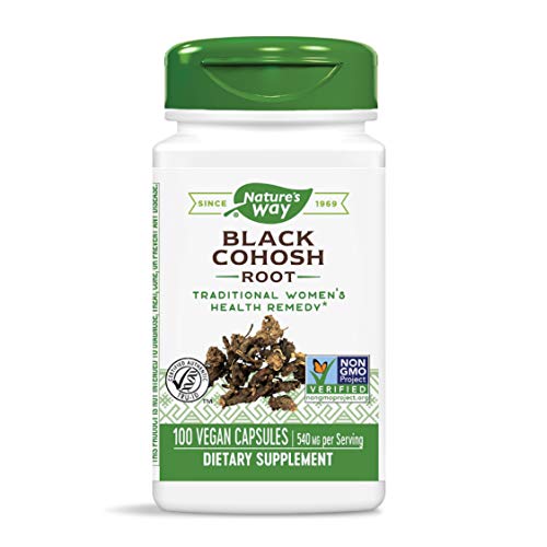 Nature's Way Black Cohosh Root 540 mg, 100 Vegetarian Capsules