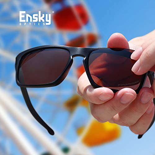 Image of Ensky HardyShield Replacement Lenses for Oakley Holbrook XL OO9417 59mm Sunglasses - Saddle Brown