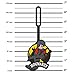 Lego Harry Potter Bag Tag - Harry Potter Quidditch (53249), Silicone Luggage Tag for Travel, Suitcase, Backpack, Summer Beach Bag
