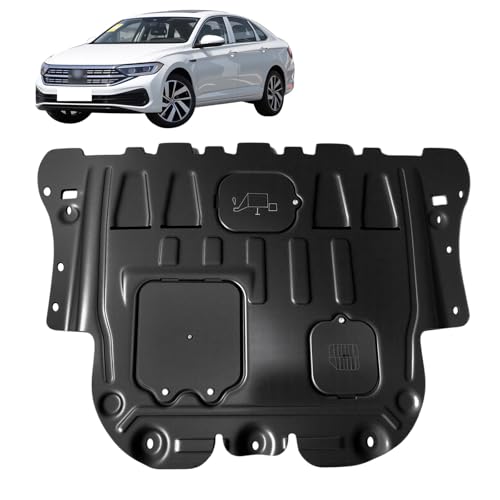 Frencstr Front Engine Splash Shield Fit for Volkswagen Jetta 2019-2024 Engine Case Guards Suitable for Jetta Under Engine Cover Mud Flaps Directly Replace Original by Frencstr - Used condition - US$70.61