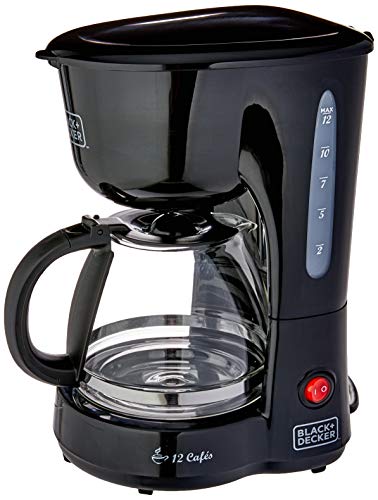 BLACK+DECKER Cafeteira 12 Xícaras com Jarra Preta 220V CM120