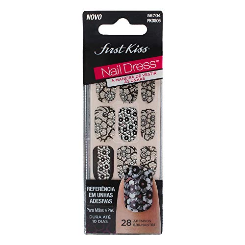 Kiss Nail Dress Full/French Strips Bustier - 40 CT