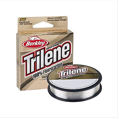 Berkley Trilene® 100% Fluorocarbon, Clear, 4lb | 1.8kg, 110yd | 100m Fishing Line, Suitable for Freshwater Environments
