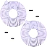 1 año de garantía. LitaElek 2pcs 5m Cable Alargador Tira LED RGBW LED Strip Extension Cable 5 Pines Cable Extensión Cinta LED Cable Conector Banda LED 5 Pin Tapones para SMD 5050 RGBW LED Strip, Blanco