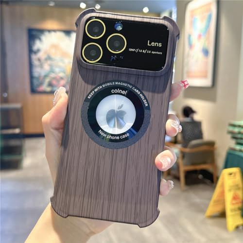 Coque iPhone 14 Pro Max antichoc : finies les rayures sur l'appareil photo grâce au bois magnétique