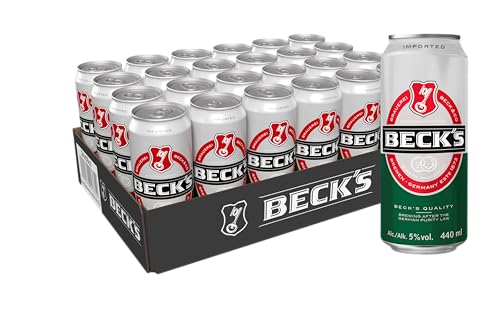 Beck's Pils Birra Lattina, Cassa, Pacco da 24 x 44 cl