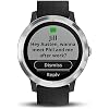 Garmin-Vivoactive-3-Smartwatch-con-GPS-y-Pulso-en-la-muneca-Unisex-Adulto-NegroPlata-ML-Reacondicionado
