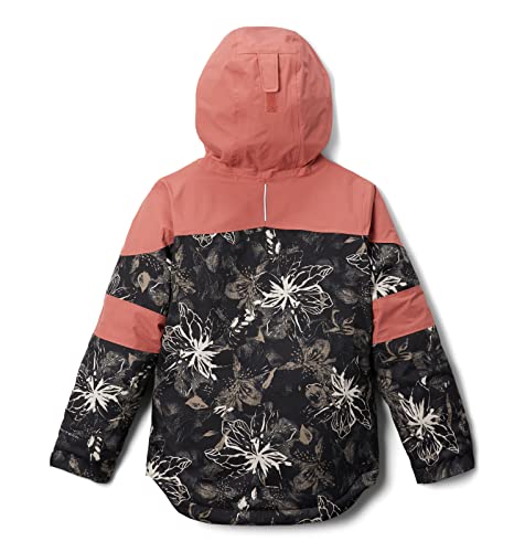 Columbia Jaqueta Big Mighty Mogul II para meninas, preto/coral escuro, GG