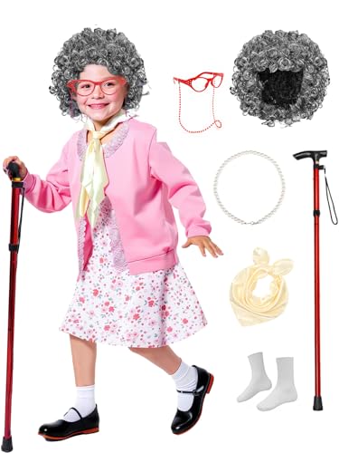 Disfraz de Abuela para Niñas 6-8 años miniatura 1