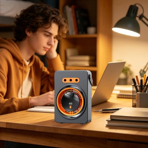 Ventilateur brumisateur de bureau avec batterie rechargeable multifonction - 4