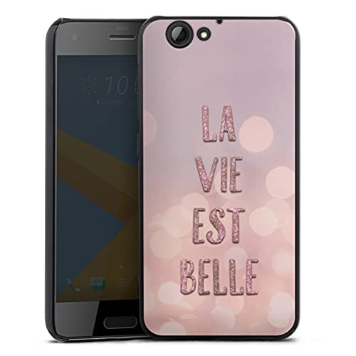 DeinDesign Coque Compatible avec HTC One A9 s Étui Housse Paillettes Look Déclaration Dictons