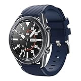 Minggo Bands for Samsung Gear S3 Frontier/Classic Watch Silicone Bracelet Sports Silicone Band Strap Replacement Wristband, Dark Blue
