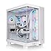 Thermaltake View 380 XL TG ARGB; 4x120mm ARGB Lite Fans Included; 360mm Radiator Support; 420mm GPU Clearance; Hidden Connector Support; Dual Chamber; Snow; CA-11E-00M6WN-AZ
