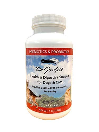 Dr. Goodpet Probiotics w/prebiotics - Billions of High-Potency CFU's - Superior Digestive Support