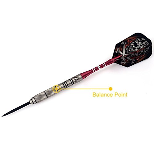 Cuesoul Tungsten Steel Tip Darts- Precise Barrels 26 Grams 90% Tungsten With Luxury Case #TOP1
