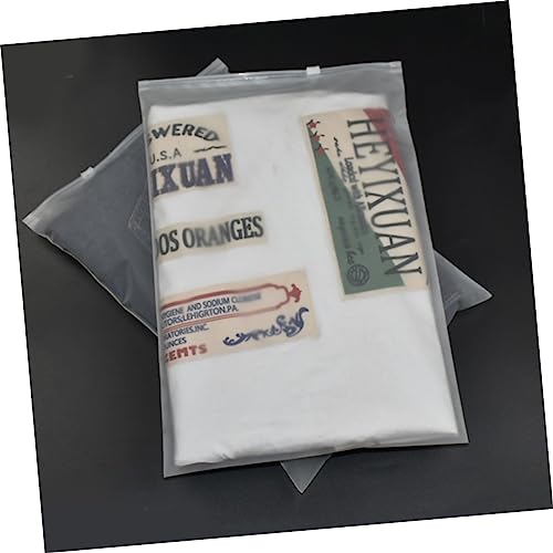 100pcs Garment Bags Transparent Zipper Pouch for Shirt Packaging Clothing Bag Zipper Clothes3
