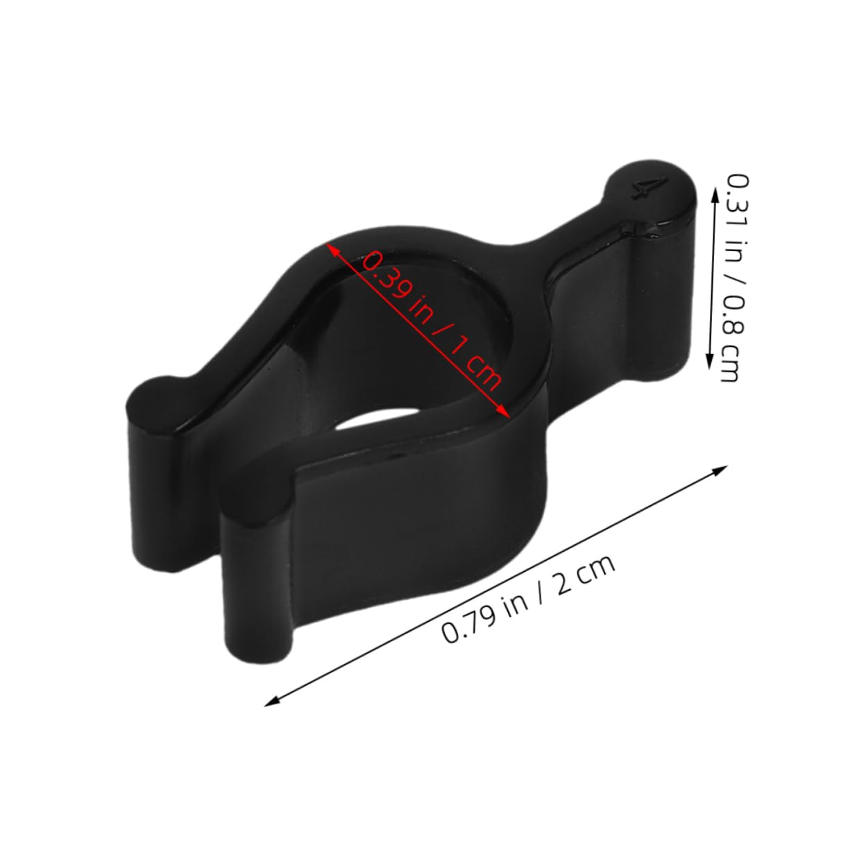 Ciieeo Cleansing Oil Dispenser Pump Clip 50pcs Plastic Buckle for Shampoo Bottle Pump Snap Button Fastener