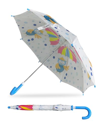 Image of Destinio Umbrella for Kids; Stylish & Cute, Child Safe, 100% Waterproof; Kids Umbrella for Girls, Boys and Baby