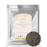 Starwest Botanicals Organic Gunpowder Green Tea - Natural Loose Leaf Herbal Tea Blend, Contains Caffeine, Source of EGCG, Certified Kosher, Non-GMO - Bulk 1 lb Bag
