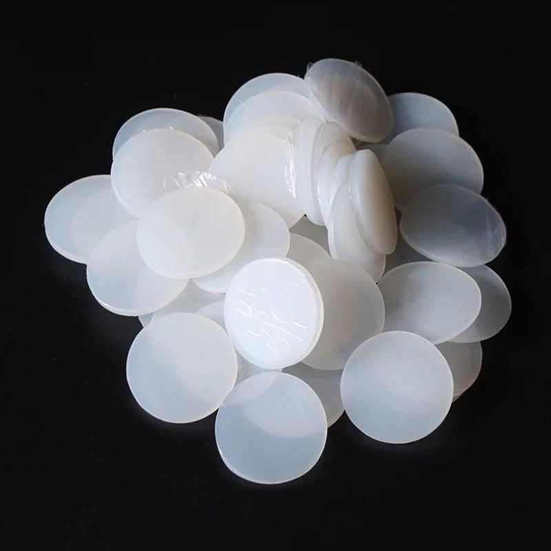 20 Stück Silikon Flachdichtungen – Stoßdämpfend, Wasserdicht, Innen-Ø 6-6,5 Mm, Außen-Ø 8-30 Mm, Dicke 1-4 Mm (6x20x3 Mm)