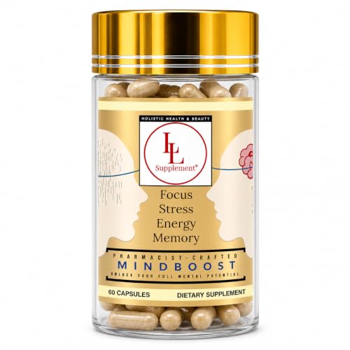 MindBoost Focus & Clarity Supplement with Lion’s Mane, Cistanche, B Complex, Alpha Lipoic Acid & Forsythia, Pharmacist-Crafted Daily Nootropic Support, 60 Capsules